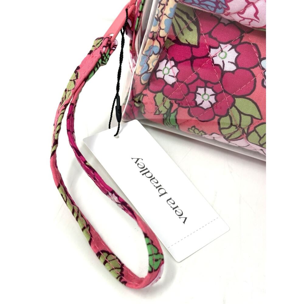 Vera Bradley Vibrant Gardenias Makeup Cosmetic Bag Pouch Set 3 Pcs Floral EXACT - Picture 10 of 13
